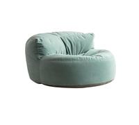 SHBHWS Funda de puf Chenilla Suave y Gruesa, sin Relleno, Lavable, for Esquina Suelo, otomana, for Muebles para Relajarse en Interiores y Exteriores(Light Green)