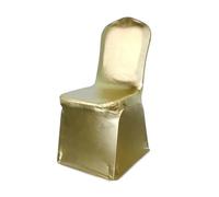 SHBHWS Funda for Silla de Banquete Licra Dorada, for Bodas, hoteles, Fiestas, Eventos, cenas, Universal, Duradera, tamaño Personalizado y Color para Hoteles, Banquetes