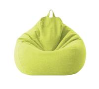 SHBHWS Funda Grande de algodón y Lino for puf, sin Relleno, for Esquina, for sillón Tipo para Relajarse en Interiores y Exteriores(Color9,3ft-D90cm-cover)