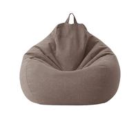 SHBHWS Funda Grande de algodón y Lino for puf, sin Relleno, for Esquina, for sillón Tipo para Relajarse en Interiores y Exteriores(Color6,2.3ft-D70cm-cover)