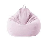 SHBHWS Funda Grande de algodón y Lino for puf, sin Relleno, for Esquina, for sillón Tipo para Relajarse en Interiores y Exteriores(Color3,3.3ft-D100cm-cover)