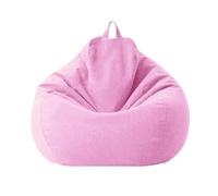 SHBHWS Funda Grande de algodón y Lino for puf, sin Relleno, for Esquina, for sillón Tipo para Relajarse en Interiores y Exteriores(Color5,2.6ft-D80cm-cover)