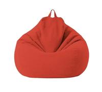 SHBHWS Funda Grande de algodón y Lino for puf, sin Relleno, for Esquina, for sillón Tipo para Relajarse en Interiores y Exteriores(Color1,3.3ft-D100cm-cover)