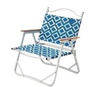 SHBHWS Silla de Camping al Aire Libre, Plegable, aleación Aluminio, Ligera, for Director, Taburete Pesca, sillas Playa para Uso en Exteriores(Blue S)
