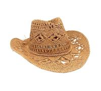 SHBHWS Sombrero de vaquero for mujer, gorras vaqueras for, artículos for, sombreros for, accesorios, recopilación vacaciones, sombrero paja Para Halloween y Festivales(COLOR 1)