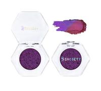Shcoety W3t6 - Sombra de ojos en polvo con cambio de color óptico, 12 colores de colores, paleta de lentejuelas W3t6 para viajes, cambio de maquillaje