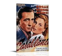 SHCOND Casablanca - Póster decorativo vibrante de alta gama, pósteres de pared retro, decoración de habitación, pósteres de arte clásico, adecuados para adolescentes, salas de estar, dormitorios