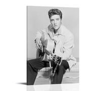 SHCOND Elvis Presley - Póster decorativo vibrante de alta gama, pósteres de pared retro, decoración de habitación, pósteres de arte clásico, adecuados para adolescentes, salas de estar, dormitorios