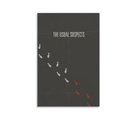SHCOND Póster decorativo de The Usual Suspects Vibrante de alta gama, póster de pared retro, decoración de habitación, pósteres de arte clásico, adecuados para adolescentes, salas de estar