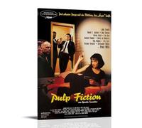 SHCOND Pulp Fiction - Póster decorativo vibrante de alta gama, pósteres de pared retro, decoración de habitación, pósteres de arte clásico, adecuados para adolescentes, salas de estar, dormitorios
