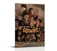 SHCOND The Goonies - Póster decorativo vibrante de alta gama, pósteres de pared retro, decoración de habitación, pósteres de arte clásico, adecuados para adolescentes, salas de estar, dormitorios