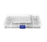 SHCS - Juego de tornillos de cabeza avellanada (320 unidades, M2, M3, M4, M5, M6, SS304, acero inoxidable)