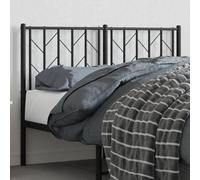 ShCuShan 374468 Headboard for Bed Headboard - Cabecero de cama (metal, 120 cm), color negro