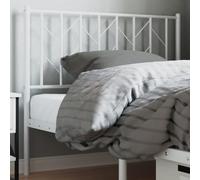 ShCuShan Cabecero de metal blanco de 100 cm, para cubrir el cabecero de la cama, respaldo para cabeceros de mesilla de noche, decoración cubierta