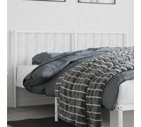 ShCuShan Cabecero de metal blanco de 160 cm, para cubrir el cabecero de la cama, respaldo para cabeceros de mesilla de noche, decoración cubierta