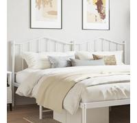 ShCuShan Cabecero de metal blanco de 160 cm, para cubrir el cabecero de la cama, respaldo para cabeceros de mesilla de noche, decoración cubierta