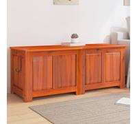 ShCuShan - Caja de almacenamiento, banco de zapatos, estilo moderno, para pasillo, dormitorio, sala de estar, maletero con tapa marrón de madera maciza de acacia