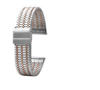 SHDEYAVK Hombre Mujer Correa, Correa de reloj ajustable de acero inoxidable for hombre y mujer, pulsera Universal de liberación rápida, fina, de Metal, 18mm, 20mm, 22mm(B,22mm)