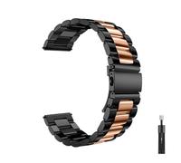 SHDEYAVK Hombre Mujer Correa, Correa de reloj Correa de acero inoxidable de 20 mm/22 mm Correa de repuesto de liberación rápida ajustable Hombres Mujeres(M,22mm)