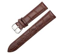 SHDEYAVK Hombre Mujer Correa, Correa de reloj Correas de cuero 16 18 20 22 mm Accesorios de reloj Correa de reloj de cuero Correas de reloj(B,Brown 16mm)