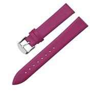 SHDEYAVK Hombre Mujer Correa, Correa de reloj de cuero 12 mm 14 mm 16 mm 18 mm 20 mm 22 mm Correa de reloj de cuero con hebilla plateada(E,18mm)