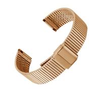 SHDEYAVK Hombre Mujer Correa, Correa de reloj de malla de acero inoxidable Correa de reloj 18 20 22 mm Correa de reloj Correa de repuesto de acero inoxidable ajustable Hombres Mujeres Correa de reloj