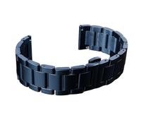 SHDEYAVK Hombre Mujer Correa, Reloj Correa de reloj de acero inoxidable azul oscuro Correa de pulsera de metal Reloj de pulsera Malla 18 mm 20 mm 21 mm 22 mm Correa de reloj de repuesto de liberación