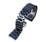 SHDEYAVK Hombre Mujer Correa, Reloj Correa de reloj de acero inoxidable azul oscuro Correa de pulsera de metal Reloj de pulsera Malla 18 mm 20 mm 21 mm 22 mm Correa de reloj de repuesto de liberación