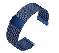 SHDEYAVK Hombre Mujer Correa, Reloj Correa de reloj de acero inoxidable azul oscuro Correa de pulsera de metal Reloj de pulsera Malla 18 mm 20 mm 21 mm 22 mm Correa de reloj de repuesto de liberación