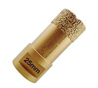 SHDIATOOL Broca de Diamante 25MM Vacío Soldadura para Perforación en Seco Porcelana Azulejo Granito Mármol M14