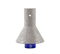 SHDIATOOL Diamante Dedo Fresa Bisel Bisel M14 Rosca Agujero Sierra Limpieza para Porcelana Azulejos Mármol Cerámica Granito 20-50MM