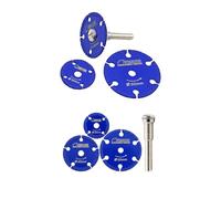 SHDIATOOL Disco Corte Diamante 30/40/50MM x 2 con Vástago 6MM para Metal | Mini Disco Cortar Metales Duros, Aleaciones, Hierro, Pernos y Tornillos, Hojas de Sierra Pequeño para Taladro