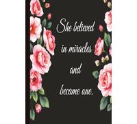 She Believed in Miracles and Became One: Faith Planner 2026 | Christian Gift for Women