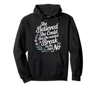 She Believed She Could But She Needed a Break - Sudadera con Capucha