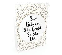 She Believed She Could So She Did: 52 Beautiful Cards of Inspiring Quotes and Empowering Affirmations