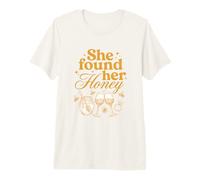 She Found Her Honey Bridal Shower Bride To Bee Bachelorette Camiseta Premium