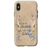 She Heard His Voice Jane Austen Persuasión Cita Regalo Carcasa para iPhone X/XS