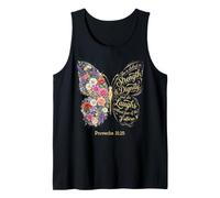 She Is Clothed with Strength & Dignity Bible Proverbs 31:25 Camiseta sin Mangas