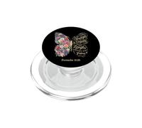 She Is Clothed with Strength & Dignity Bible Proverbs 31:25 PopSockets PopGrip para MagSafe