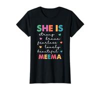 She Is Meema Religious Believe Verses Christian Mother's Day Camiseta