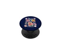 She Is Mom Floral Cute Mama - Gráfico de Flores para el día de PopSockets PopGrip Adhesivo