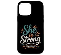 She Is Strong Proverbs 31 25 - Verso bíblico Vintage Cristiano Carcasa para iPhone 13 Pro MAX