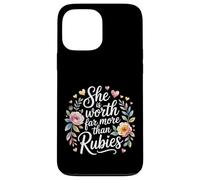 She Is Worth Far More Than Rubies Mujeres cristianas |- Carcasa para iPhone 13 Pro MAX
