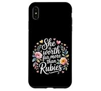 She Is Worth Far More Than Rubies Mujeres cristianas |- Carcasa para iPhone XS MAX