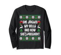 She Jingled My Bells Now She's Pregnant Christmas Suéteres Manga Larga