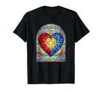 She Loves Jesus and America Too USA - Vidrieras Estilo Camiseta