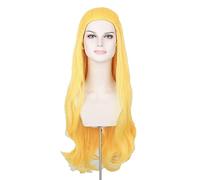 She-Ra: Princess of Power 75cm Golden Long Curly Synthetic Cosplay Wigs Halloween Party Plaly Role + Wig Cap