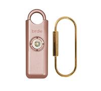 She’s Birdie - La alarma de seguridad personal original para mujeres por mujeres - Sirena fuerte, luz estroboscópica y llavero en una variedad de colores (rosa metálico)