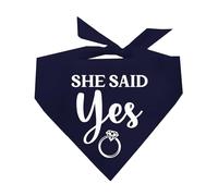 She Said Yes Proposal Dog Bandana (colores surtidos)