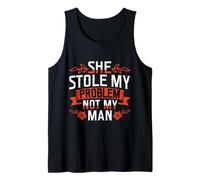 She Stole My Problem Not My Man Funny Girl Power Camiseta sin Mangas